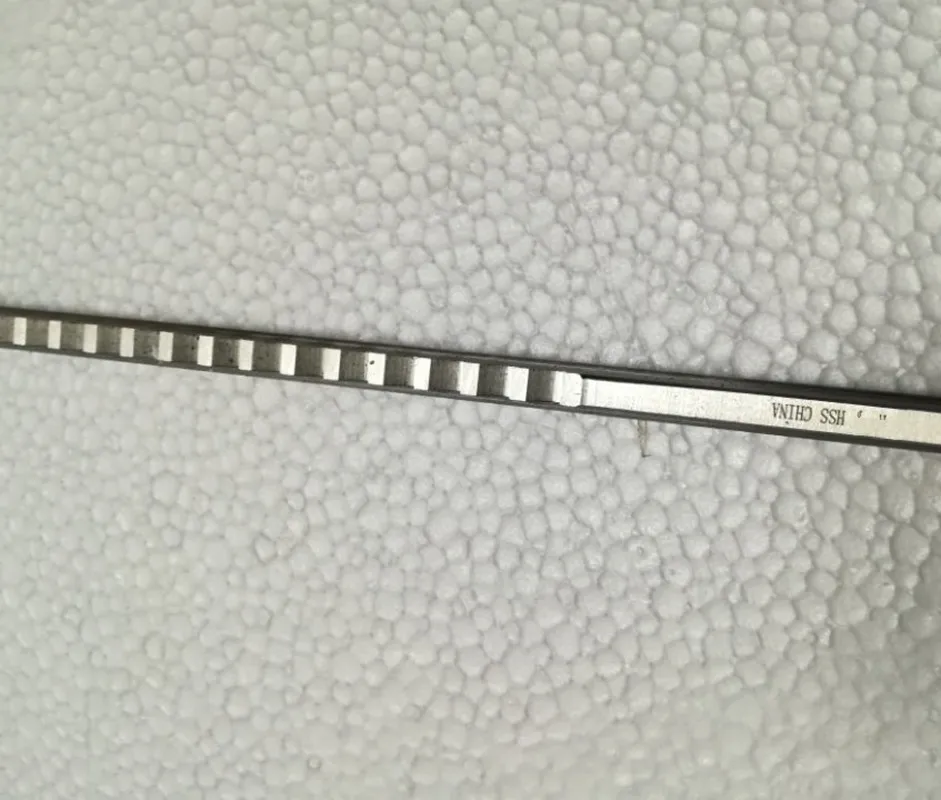 

HSS 22mm F Push-Type Keyway Broach with Shims Metric Sizes CNC Keyway Cutting tool