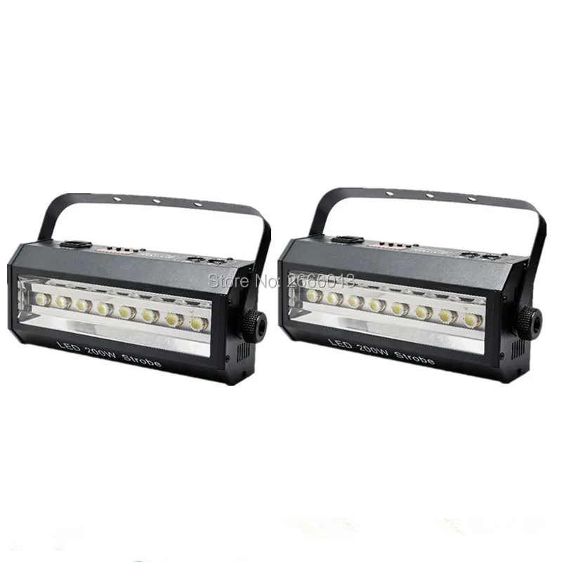 

2pcs LED 200W Strobe Light For Party Disco DJ Bar Light Show ,Stroboscope 200W Strong Flash Lights With DHL/FEDEX Free Shipping