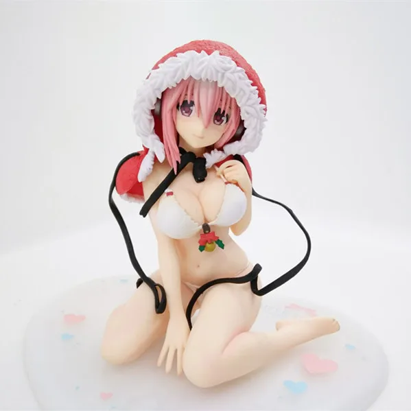 Аниме Супер купальный костюм Sonico Рождество Ver ПВХ фигурка Коллекционная модель
