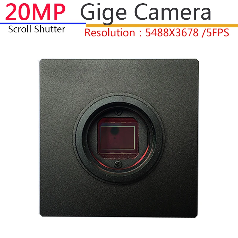 Гигабитный GIGE 20MP промышленный Камера+ SDK, машинного зрения Поддержка для Windows 7/8/10 Операционная система 5488X3678@ 5FPS