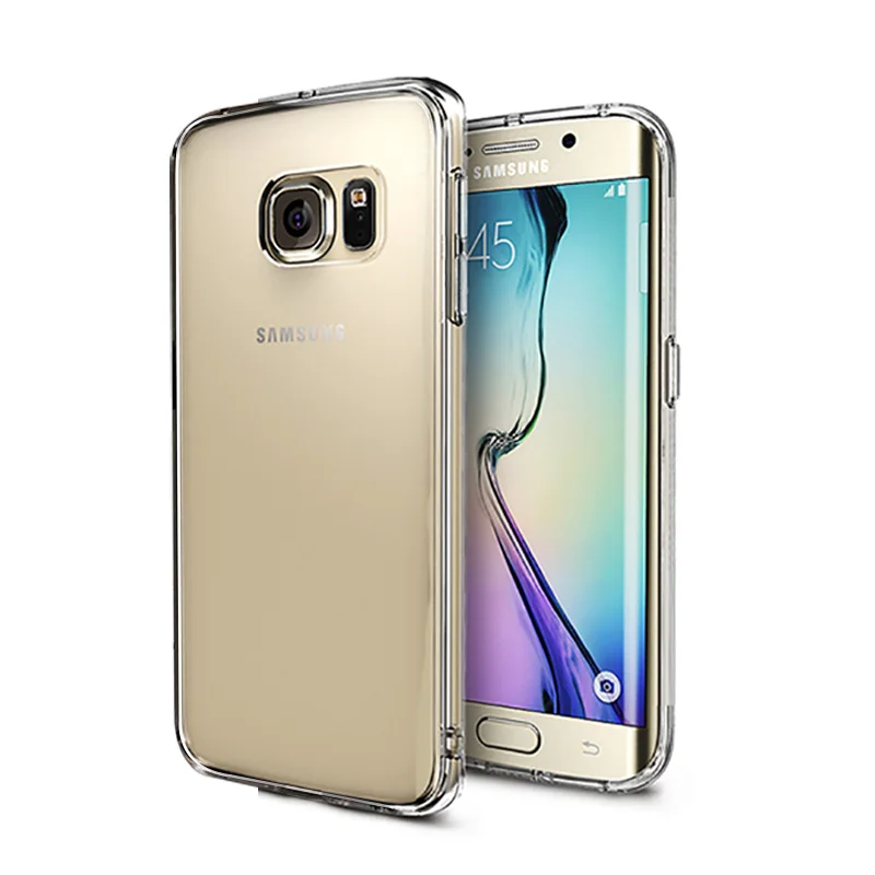 Прозрачный чехол для Samsung Galaxy S6 S7 edge, ультра тонкий прозрачный мягкий ТПУ силиконовый чехол, чехол для Samsung S7 S6, чехол, Coque Fundas - Цвет: Прозрачный