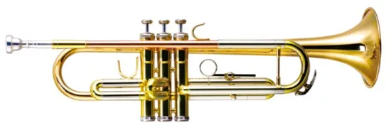 

Musical instruments Trumpet Bb B Flat Copper trompete mouthpiece Carry case included