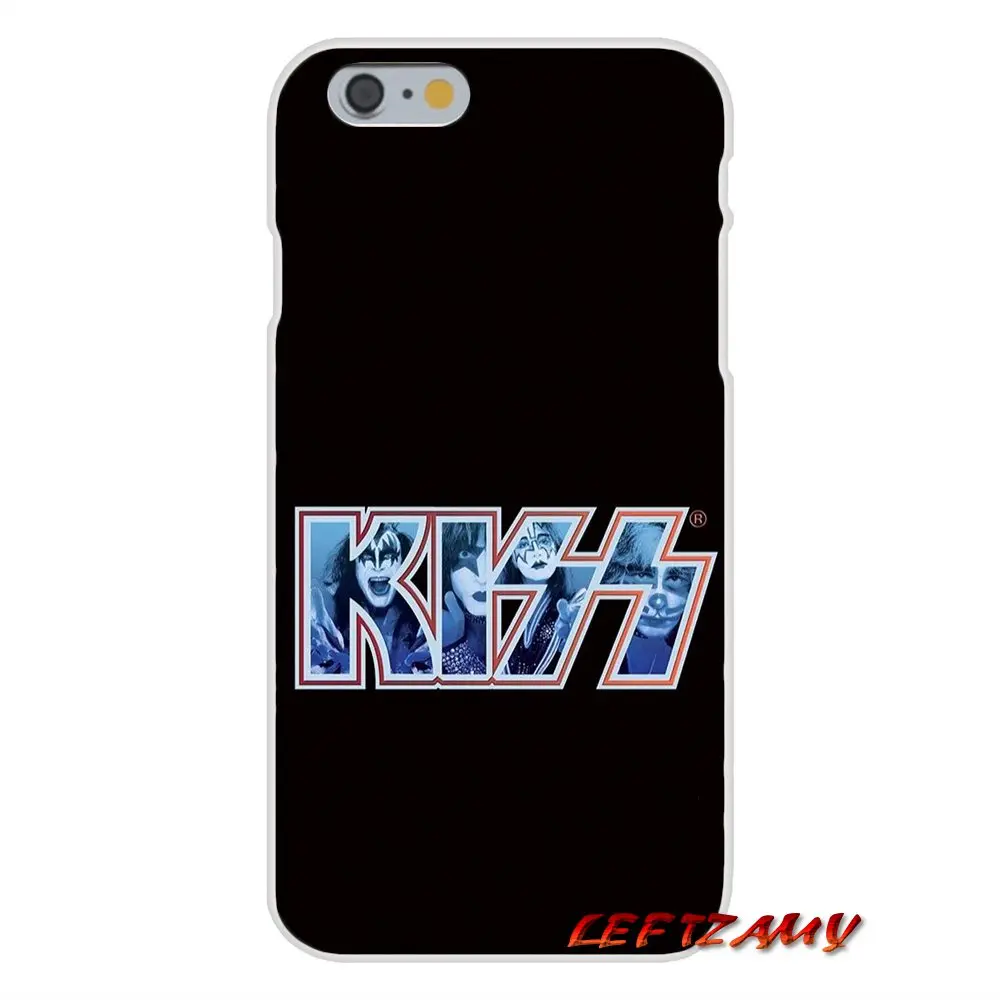 KISS rock band для Apple iPhone X XR XS MAX 4 4S 5 5S 5C SE 6 6S 7 8 Plus ipod touch 5 6 Аксессуары чехлы для телефонов - Цвет: images 2