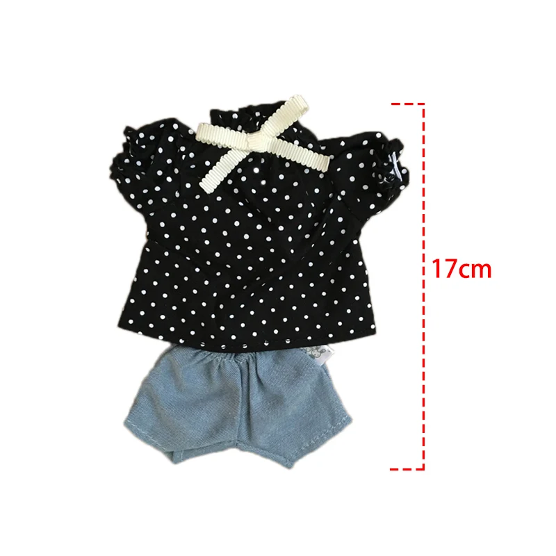 Clothes for Dolls 30cm Rabbit Cat Bear Plush Toys Dress Skirt Sweater Bunny Clothing for 1/6 BJD Dolls Gifts for Children 11