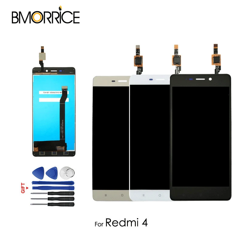 

5.0 inch LCD Display For Xiaomi Redmi 4 Standard 2GB RAM 16GB LCD Touch Screen Digitizer Full Assembly Replacement without Frame