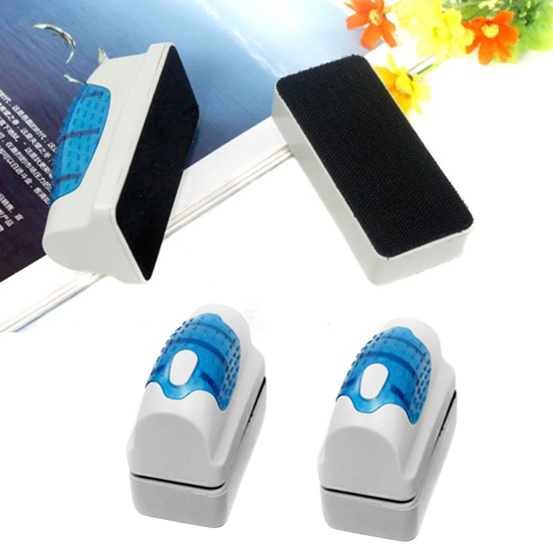 

Aquarium Accessories Magnetic Brush Fish Tank Glass Algae Scraper Cleaner Floating Curve Aquarium Window Cleaning Brush Cleaner