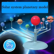 1 набор, детская игрушка-паззл, обучающие материалы по географии, солнечная система, Планетарная Модель для сборки сделай сам, обучающая игрушка, принадлежности
