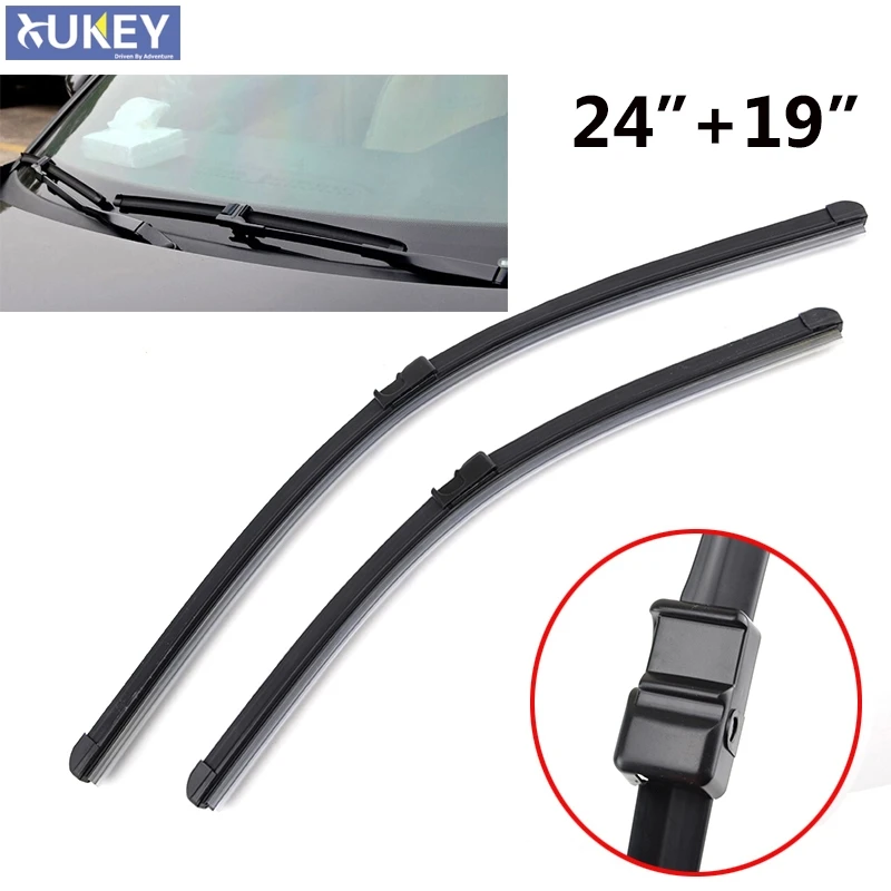 Xukey Windshield Windscreen Wiper Blades For VW Caddy Jetta Golf 5 2005