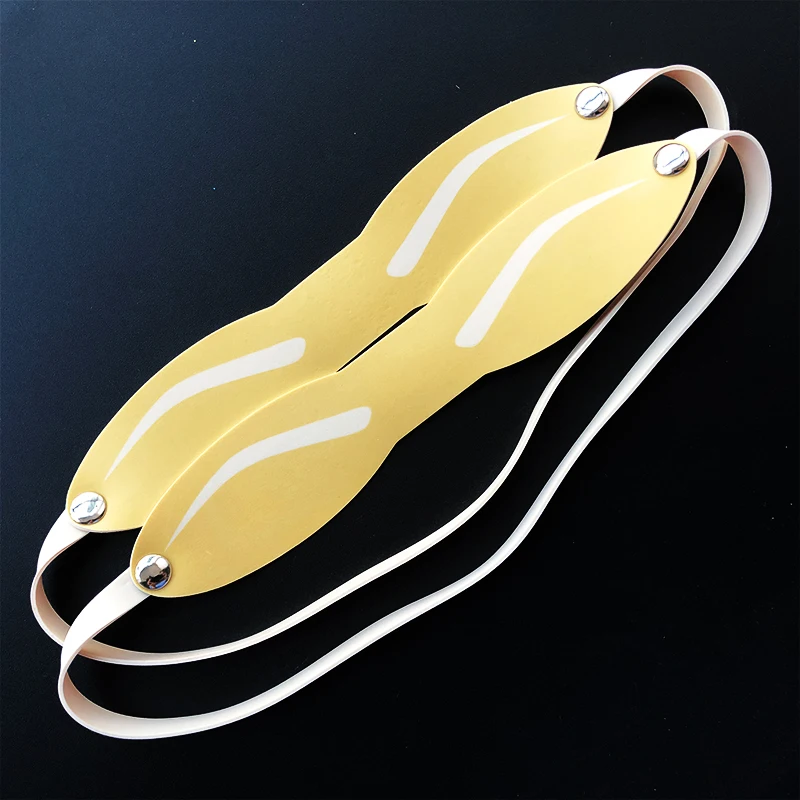 5pcs Reusable Eyebrow Stencil Embroidery Eye Brow Tattoo Practice Skin Strap Tattooing Pratice Skins Makeup For Beginner   2