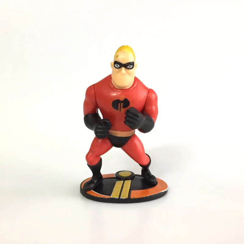 6pcs/set Super Man The Incredible 2 Mr. Incredible Dash Parr Jack Parr Elastigirl Pvc Action Figure Toys 7-10cm 6pcs/set Super Man The Incredible 2 Mr. Incredible Dash Parr Jack Parr Elastigirl Pvc Action Figure Toys 7-10cm