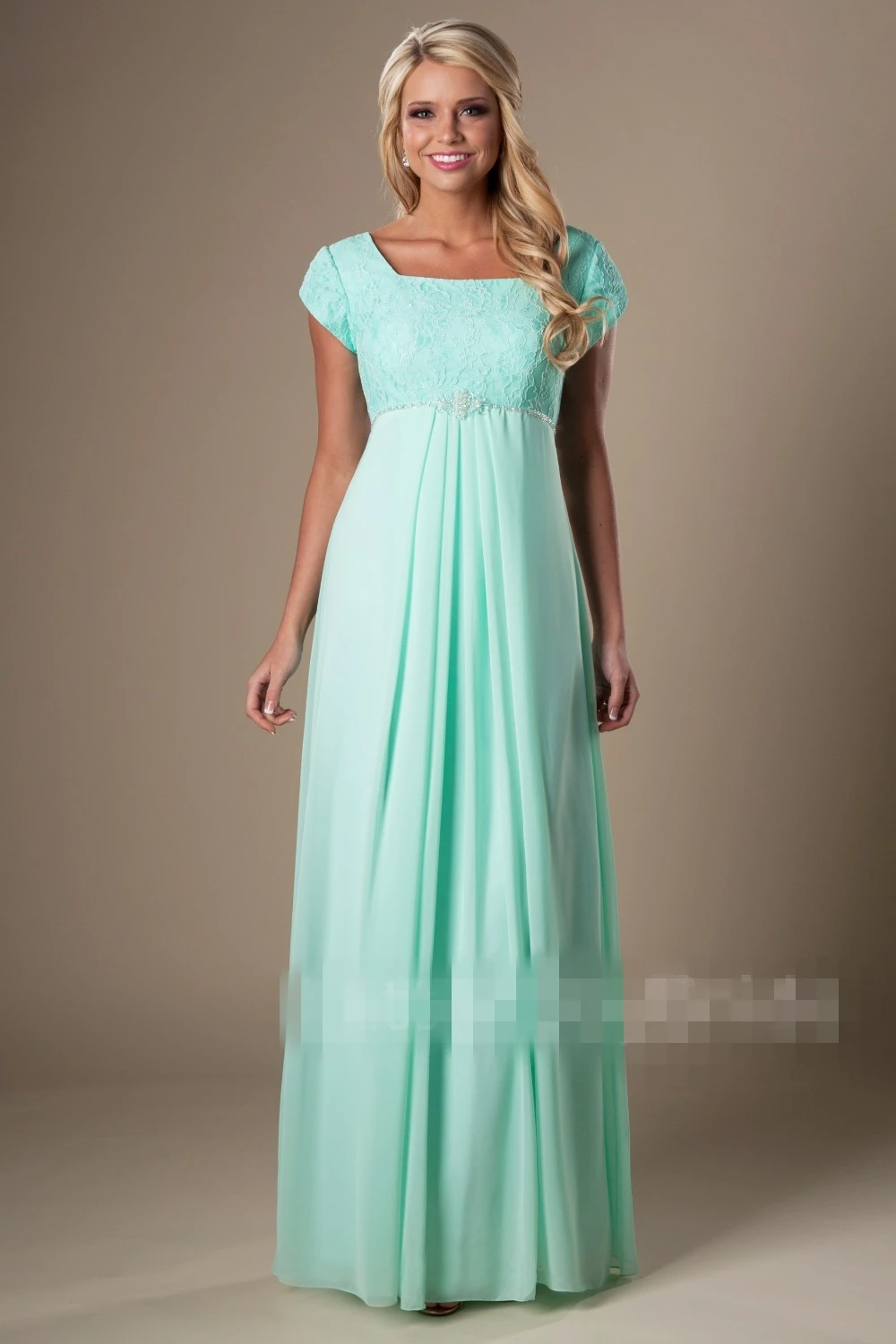 Mint Maternity Modest Bridesmaid ...