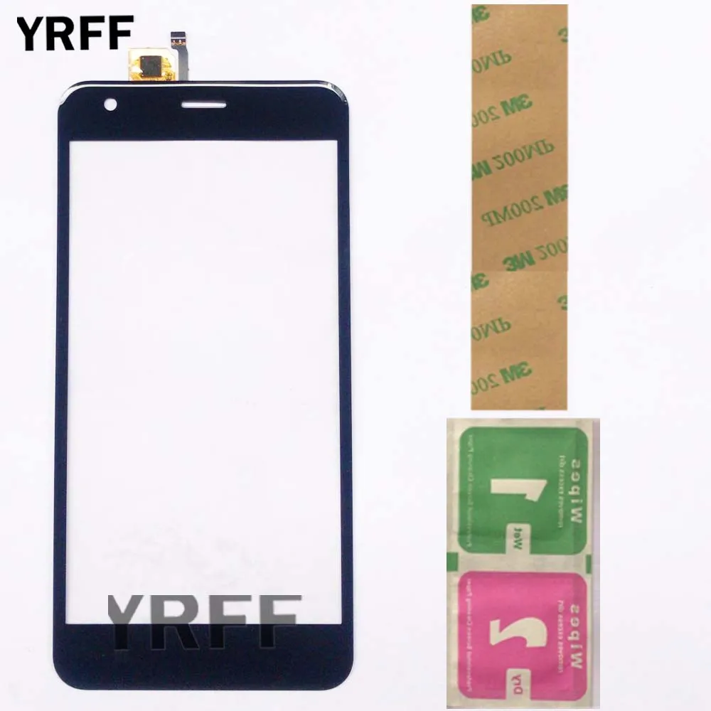 

Touch Screen Glass For Fly FS521 FS 521 Touch Screen Front Glass Digitizer Panel Lens Sensor 5.0'' Mobile Phone Adhesive Wipes