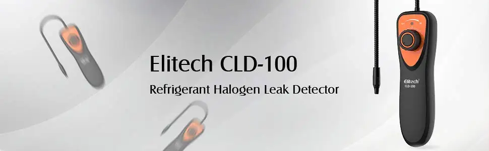 Elitech CLD-100 хладагент галогенный детектор утечки газа воздуха HVAC тестер CFCs HCFCs HFCs проверки, коронный датчик, 20 см зонд