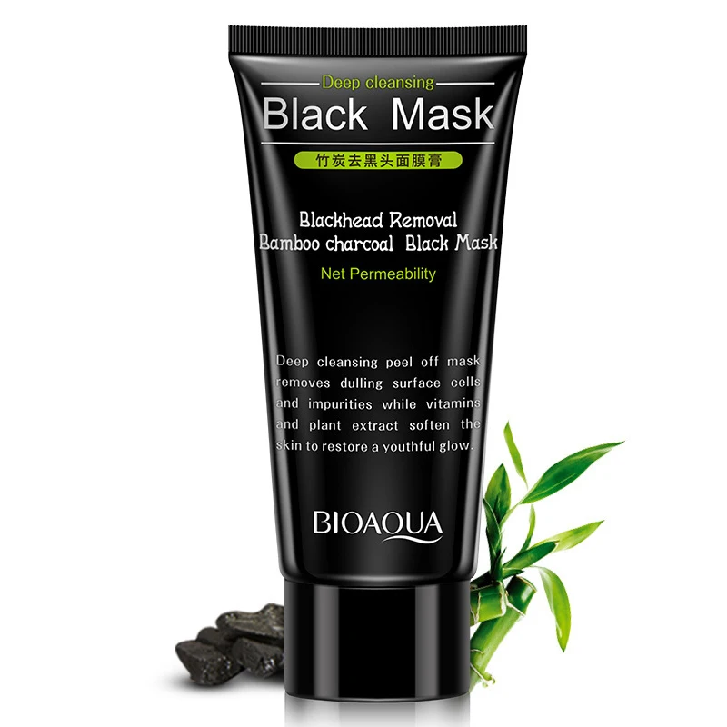 Bioaqua Black Face Mask Blackhead Removal Bamboo Charcoal Deep bioaqua-black-face-mask-blackhead-removal-bamboo-charcoal-deep