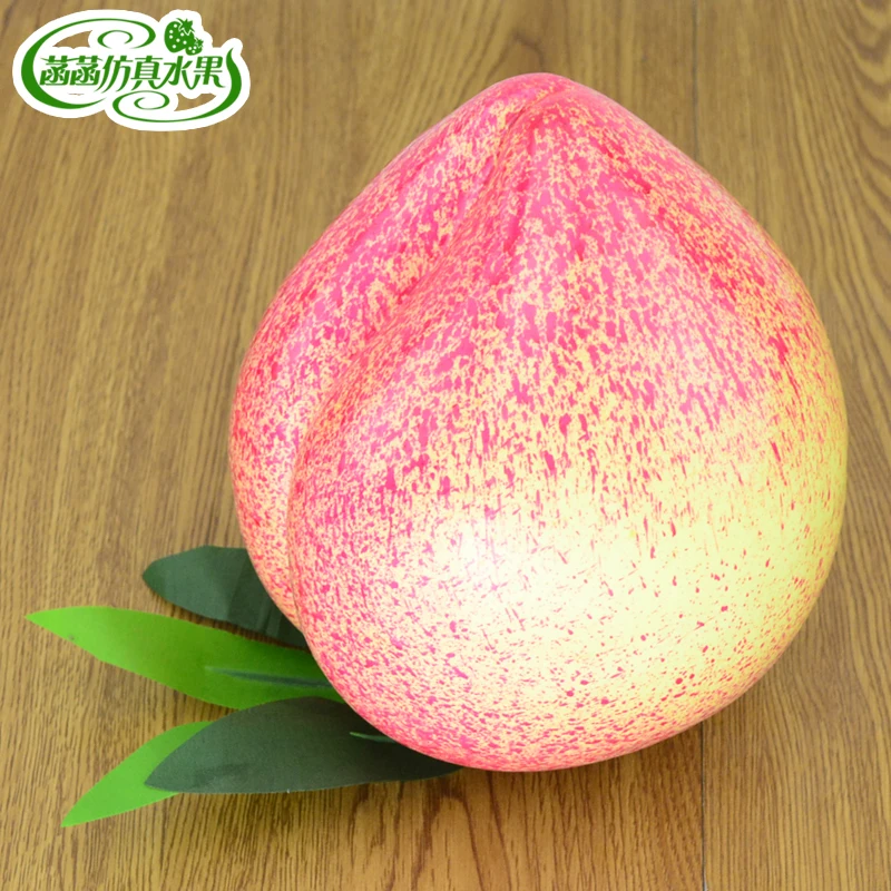

Extra large peaches artificial fruit large model fake fruit nectarine big peach toy peach props