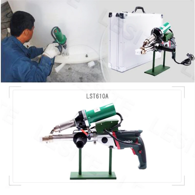 

Hot Air Welding Machine Pipeline Portable Extrusion Type Plastic Welding Torch Machine Welding Rod Hot Melting Machine LST610A