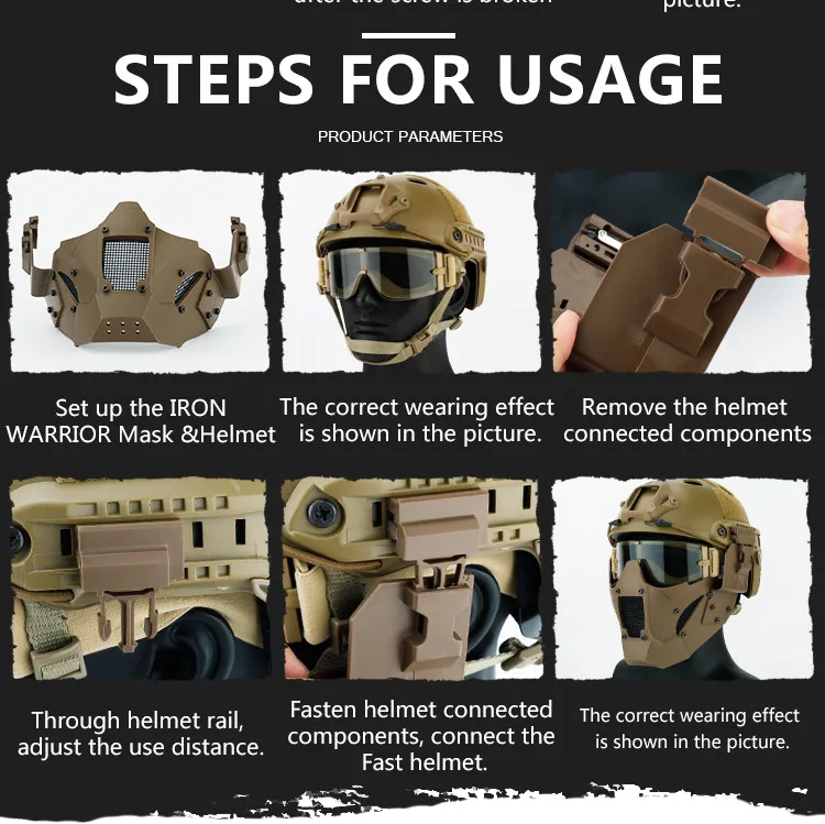 Военная Тактическая Маска для пейнтбола для занятий спортом и отдыха на природе Airsoft маска для охоты Для мужчин съемки боевой CS тактические; на пол-лица маски