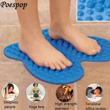 Массажный коврик моющийся бабочка от боли в ногах рефлекторный массаж акупрессур лечебный Массажный коврик для ног Аксессуары для ванной комнаты