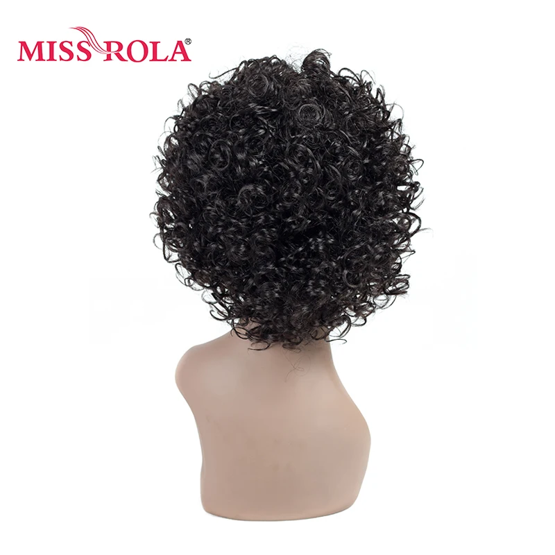 Синтетические волосы MIss Rola курчавые для женщин короткие с париком подставкой 3