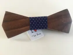 Новинка моды Интимные аксессуары деревянные геометрические галстук-бабочка для Для мужчин хорошие деревянные украшения Для мужчин отдыха