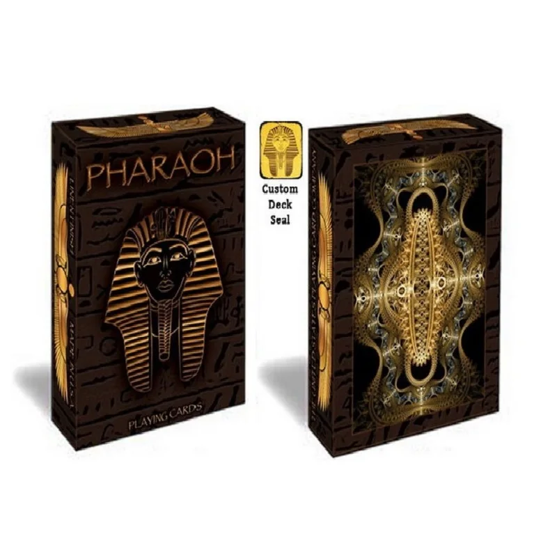 

Pharaoh Playing Cards Limited Edition Foil Case Collectable Deck Exclusive Custom Seal Poker Size Magic Cards Magic Tricks Props