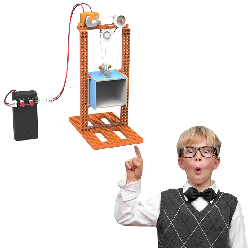 

STEM Kids Toy School Science Toy DIY Elevator Children Educational Science Toys Kit Learning Education Toys for Children 1