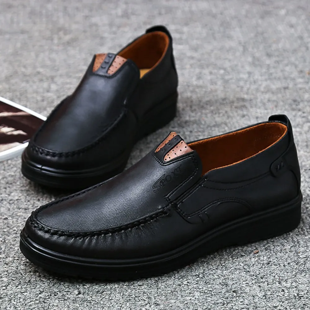 

Winter 2019 Autumn Designer Men Formal Oxfords Shoes Pointed Toe Wedding Party Leisure Dress Shoes Mens Men's Banquet Loafers D4