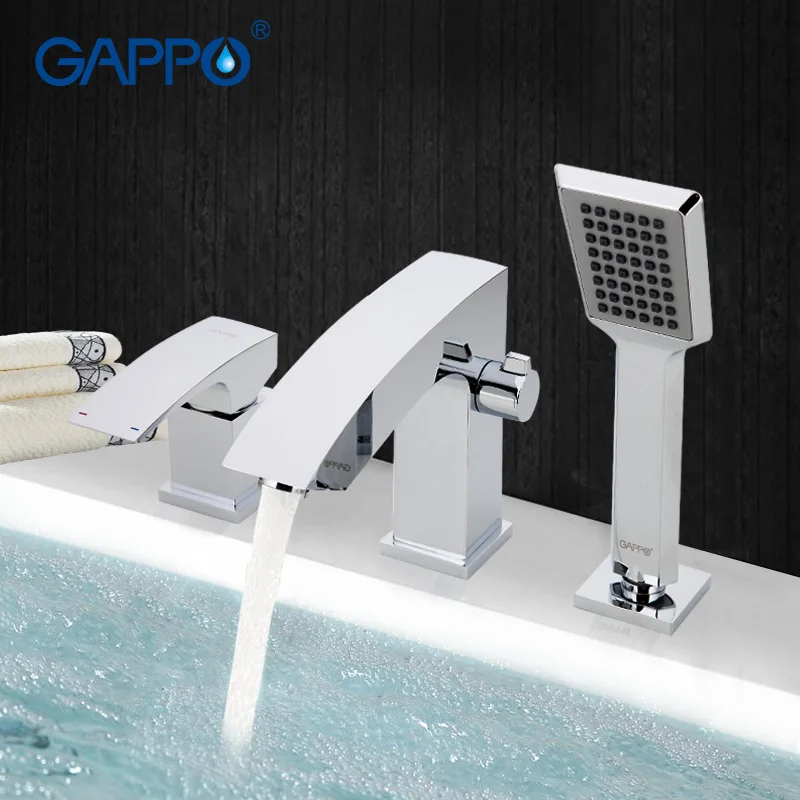 GAPPO смеситель для ванной комнаты раковины в набор душа водопад ванна раковина