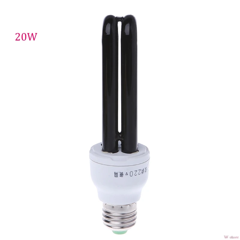 20W E27 15/20 Вт, 30 Вт, 40 Вт ультрафиолетовая флуоресцентная подстветка лампочка CFL лампы 220 V W-магазине Oct11_C - Мощность в ваттах: 20W