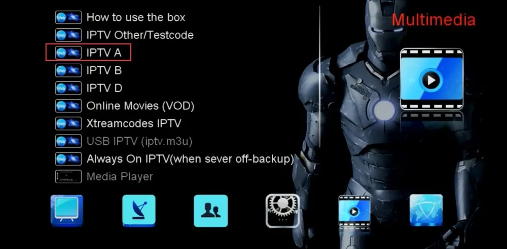 Satxtrem IP-S2 Plus спутниковый ресивертв тюнер DVB-S2 Full HD 1080p with USB WiFi Cccam IPTV телевизорцифровая приставка