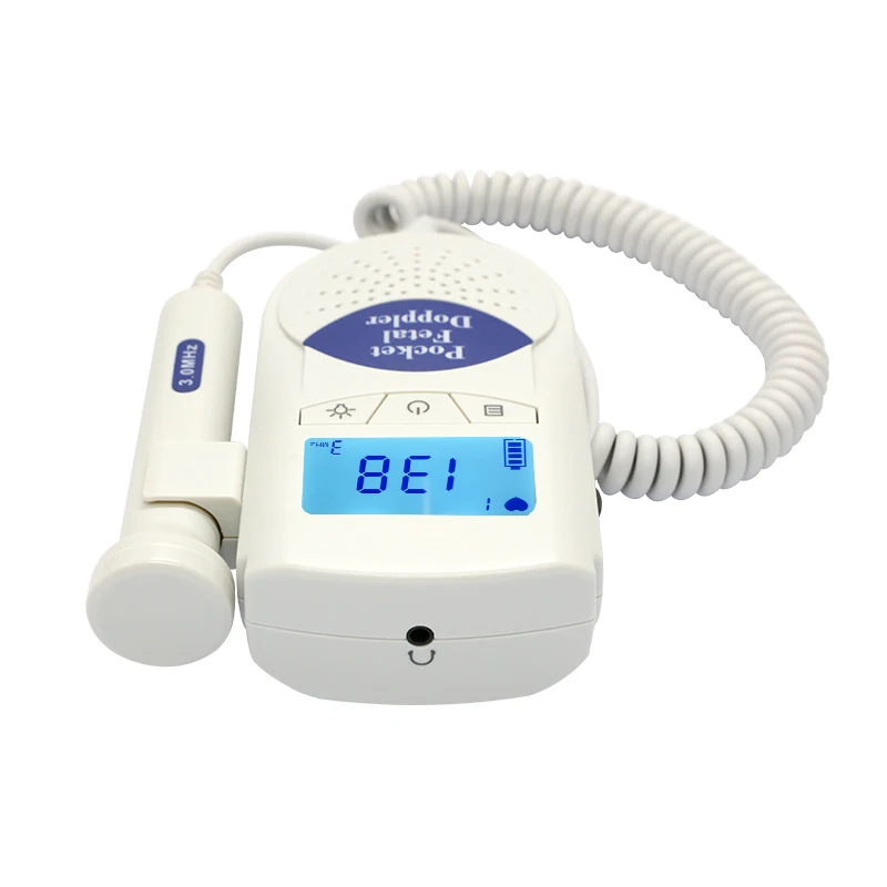 Jumper Large Back Light LCD display CE &FDA Angelsounds Fetal Doppler portable ultrasound fetal heart monitor with 3MHZ probe (6)