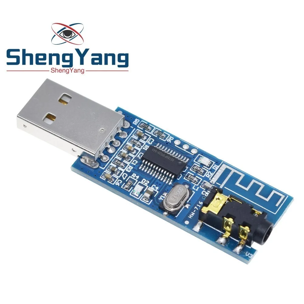 

USB Bluetooth 4.0 Audio Receiver Wireless Module Bluetooth Voice Player With Decoding Amplifier Function LED Indicator Board