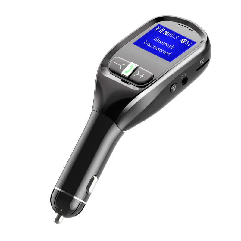 Два порта usb быстрое автомобильное зарядное устройство прикуриватель с Bluetooth Вызов FM/TF карта/U диск музыкальный плеер Голосовая навигационная платформа