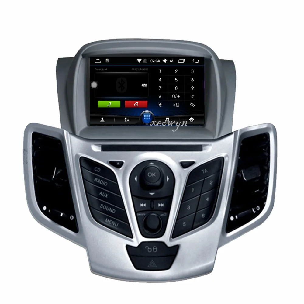 Perfect Quad core Android 9.0 Car DVD For Fiesta 2009 2010 2011 2012 2013 2014 2015 2016 Auto Radio GPS Navigation Audio Video DAB+ WiFi 4