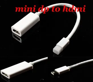 

free ship. 100pcs/lot. Thunderbolt to HDMI adapter cable(compatible)Mini displayport to HDMI cable adapter for pro air