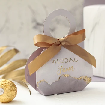 

2018 new light purple wedding candy boxes for wedding party table decor favors and gifts casamento decor kawaii paper gift cases