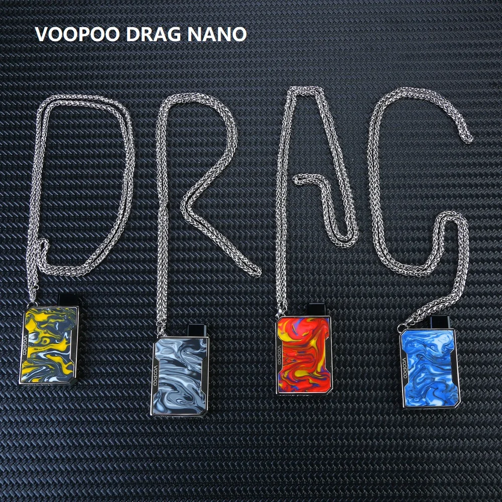 Скидка! VOOPOO DRAG Nano Pod Vape Kit с аккумулятором 750 мАч и картриджем 1 мл модом GENE chip vs Vinci X/
