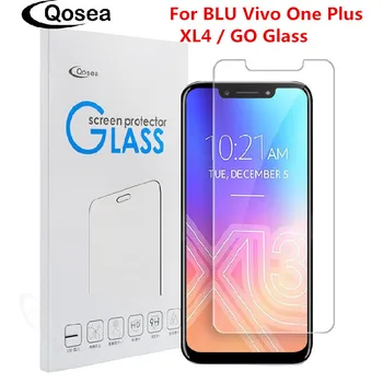 Перейти на Алиэкспресс и купить Qosea для BLU Vivo One Plus 2019 ультратонкая прозрачная защитная пленка из закаленного стекла для BLU Vivo XL4 Go