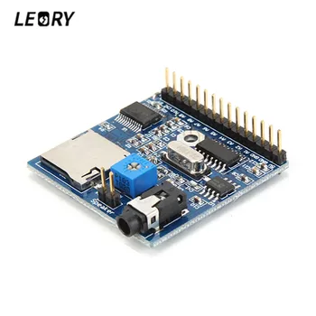 

LEORY Voice Playback Module Board MP3 Reminder for Arduino DC5V 1A MP3 Voice Prompts Support MP3/WAV 16GB TF Card for DIY