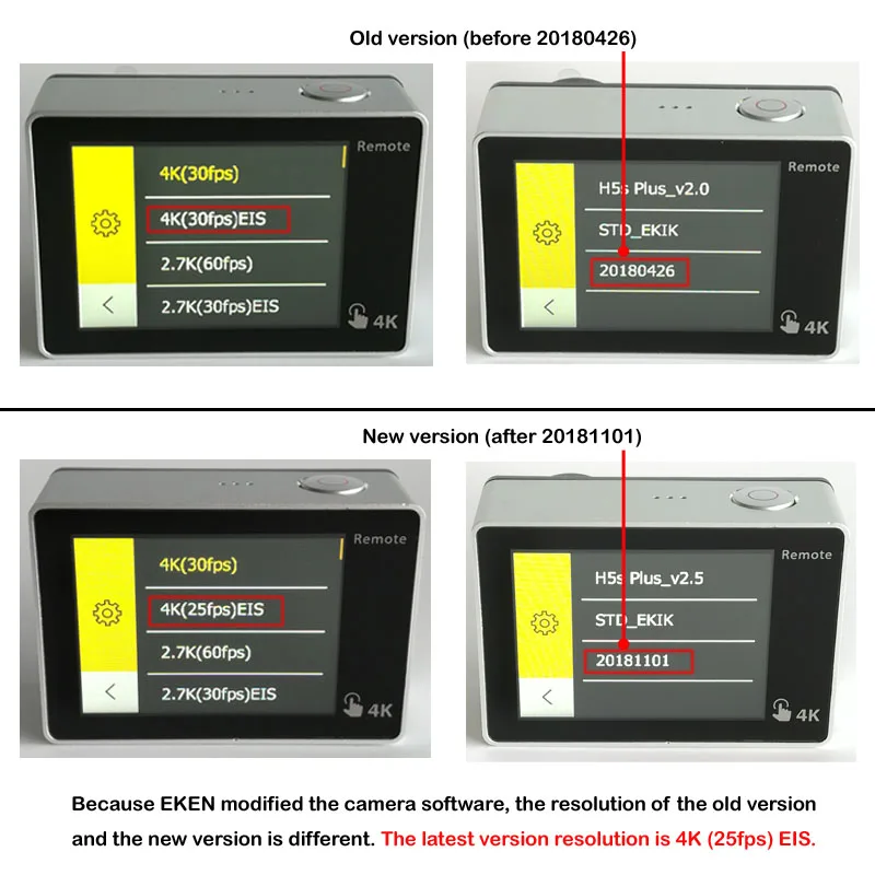 камера eken h5s plus камера eken h5s plus