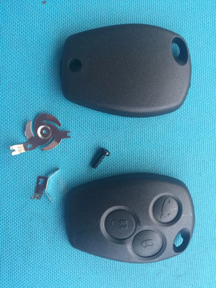 

ZABEUDEIR 1pcs of New Replacement Cover For Renault 3 BUTTON FOB BLIP REMOTE KEY SHELL CASE cover no logo no blade