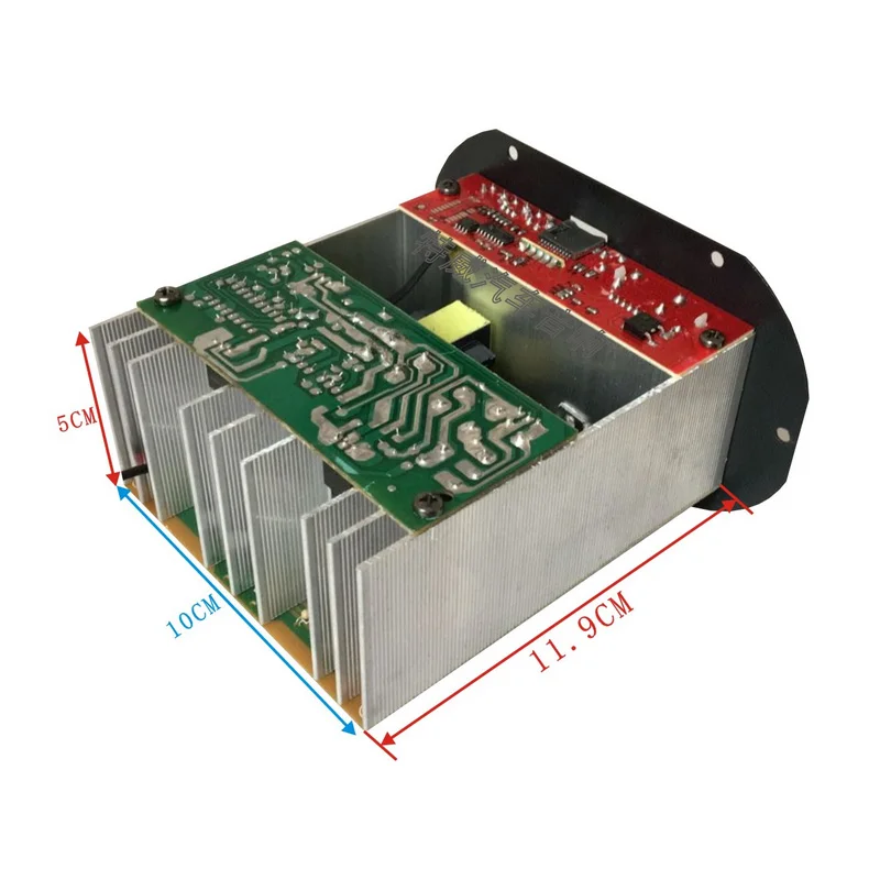 12 В 220 В двойного назначения Радиолампа Мощный сабвуфер усилитель доска чистый бас 200 Вт 4ом Алюминий Универсальный с пультом дистанционного управления