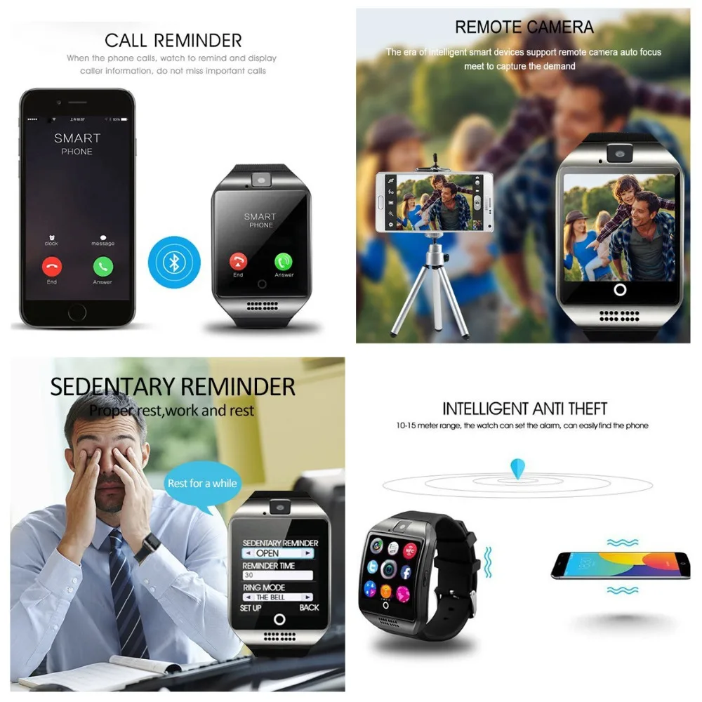 q18 smartwatch waterproof