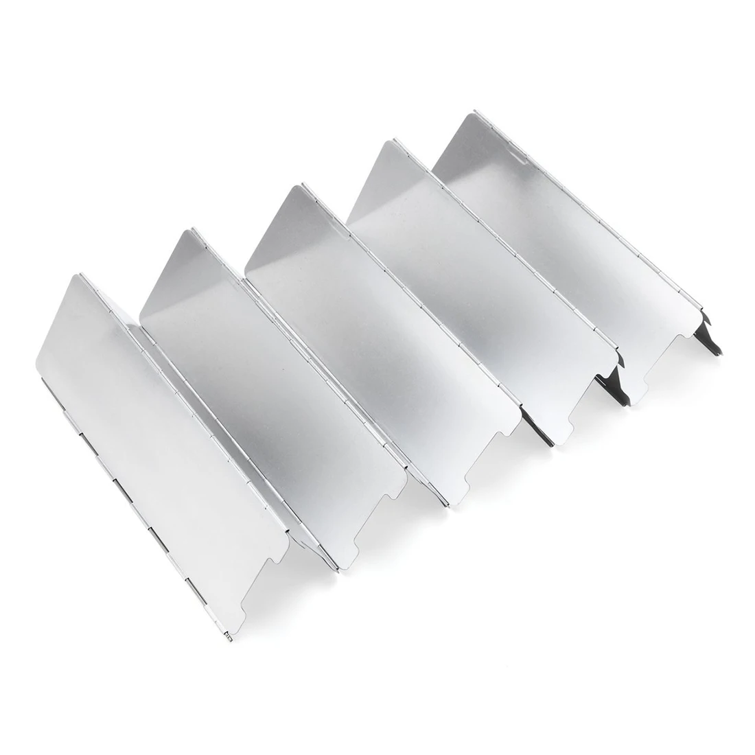 

10 Plates 24*8.5CMWind Deflectors Foldable Windshield Protection for Gas Cooker Outdoor Camping Stove Wind Screen