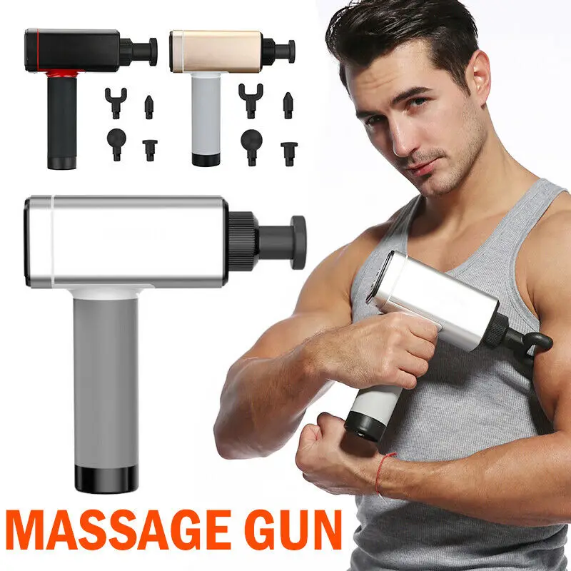 

4Tip 4speed Muscle Deep Relaxation Massager 24V Brushless Electric Vibrating Percussion Therapy Massage Gun Pain Relief