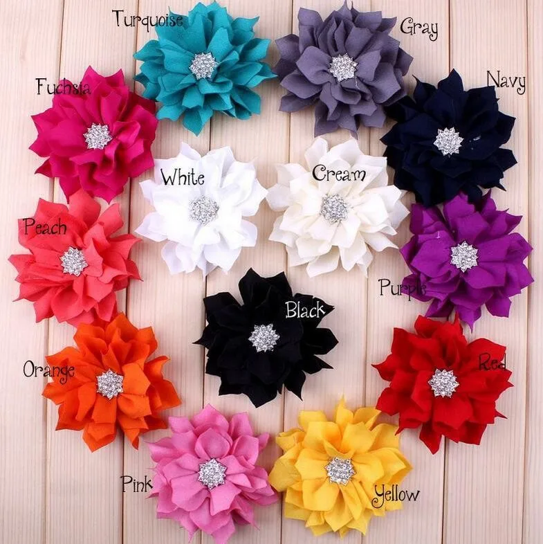 Lotus Leaf Flower Baby hairclip13