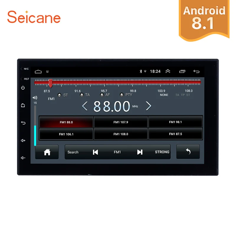 Скидка Seicane Android 8,1 7 дюймов двойной Din универсальный автомобильный Радио font b gps b font мультимедийный блок плеер для TOYOTA Nissan Kia RAV4 Honda VW hyundai