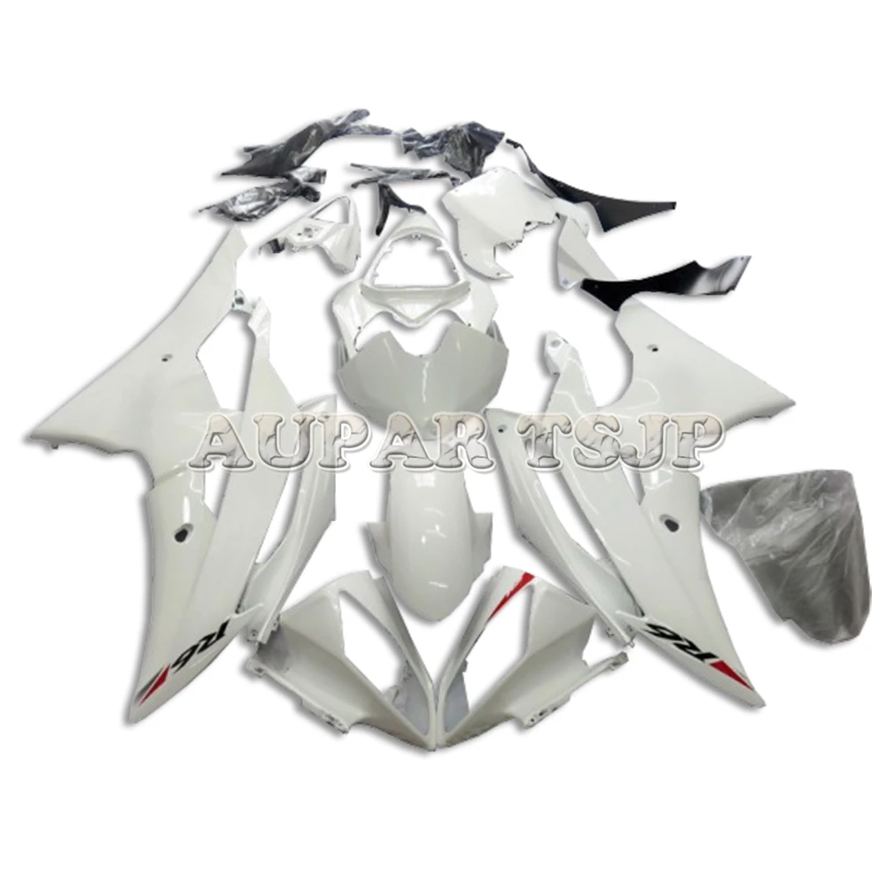 Глянцевая белая для кузова yamaha YZF-600 2008 2009 2010 2011 2012 2013 R6 ABS Пластик впрыска капоты панели