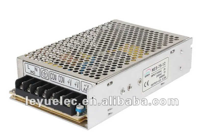 

China mainland high quality best price 75w 15v single output power switching supply