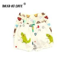 Детские шорты кальсоны, пушистые мягкие детские повседневные шорты с милым принтом динозавра для девочек и мальчиков, пляжные свободные штаны, шорты Летняя одежда